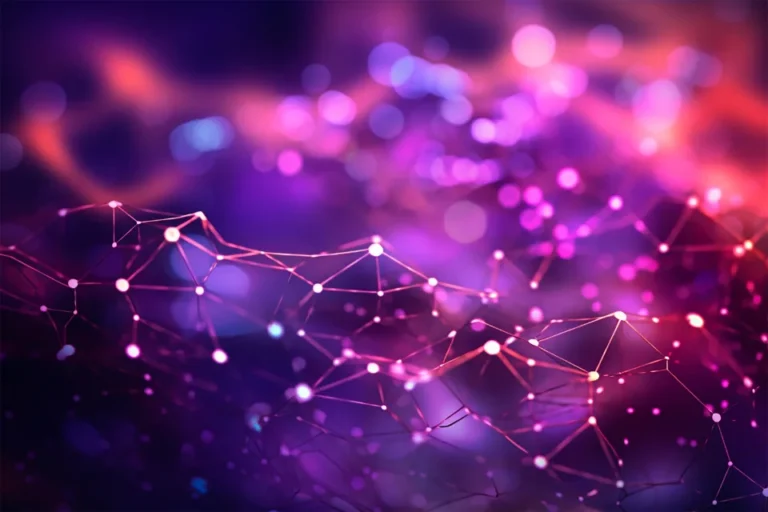 Glowing network of connected nodes illustrating a multi-agent system